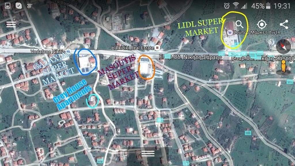 Grey House Apartments นิกิติ ภายนอก รูปภาพ